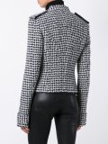 pied de poule pattern jacket