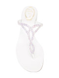 crystal strap sandals