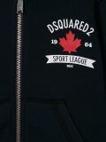 logo print hoodie