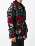 shawl collar knitted coat