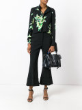 tie cuff floral print shirt