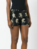 tiger print shorts