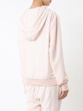 zipped neck hoodie 