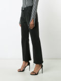 flared cropped jeans