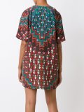 printed short dress