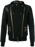 biker zip-up hoodie