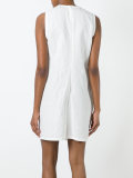 drawstring gathered dress