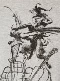 'violins'印花T恤