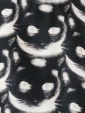 'cats'印花连衣裙