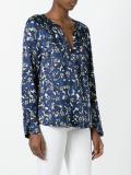 floral print blouse