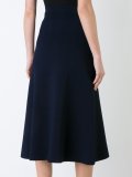 crepe knit a-line skirt