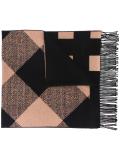 reversible check scarf