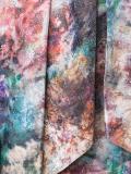 printed high low gown 