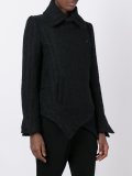 dislocated fastening pointy jacket