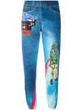 printed jeans 