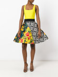 multi-print full skirt
