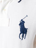 oversized logo polo shirt