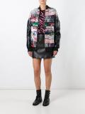 'street art' print bomber