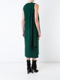 drapey sleeveless midi dress