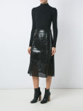 patent leather skirt