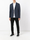 checked blazer