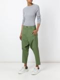 'Savage' drop-crotch trousers
