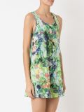 round neck printed dress