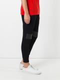 ribbed knee panel track pants