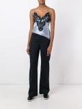 loose-fit flared trousers