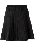 A-line knit skirt