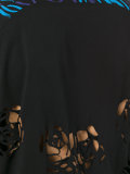 destroyed back sleeveless T-shirt