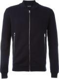 zip up detail bomber jacket