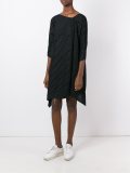 asymmetric pleated dress