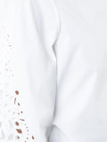 cropped sleeves blouse 