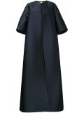 short-sleeve flared coat 