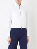 floral pattern bomber jacket