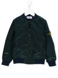 shiny bomber jacket
