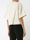 beaded applique T-shirt