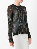 sheer thread detail jumper 