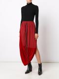'Cap' asymmetrical skirt