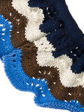 knitted ruffle necklace