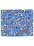 paisley print wallet