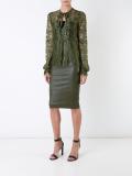 high waist pencil skirt