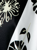 v neck printed dress