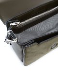 flap fastening crossbody bag