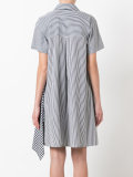 'Risorsa' striped asymmetric dress