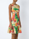 mango and floral sleeveless dress