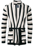 striped cardigan