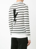 striped lightning bolt sweatshirt