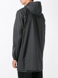 zipped hooded jacket